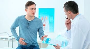 Symptome einer Prostatitis bei einem Mann
