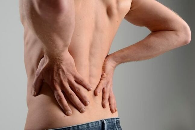 Rückenschmerzen mit Prostatitis