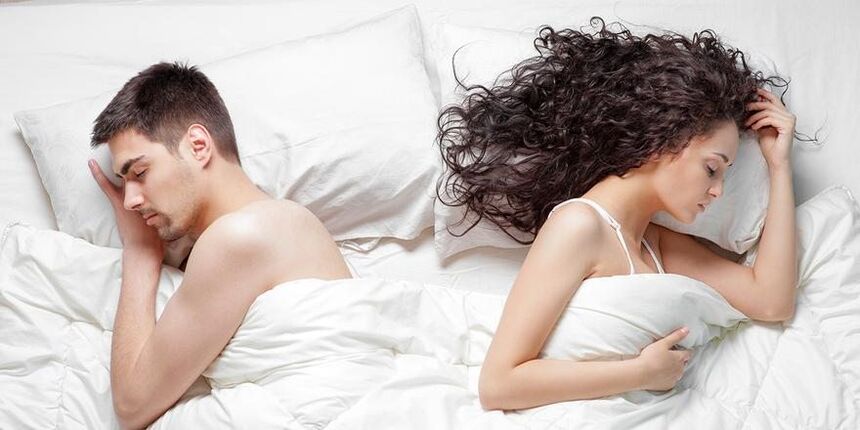 sexuelle Störung bei einem Mann mit Prostatitis